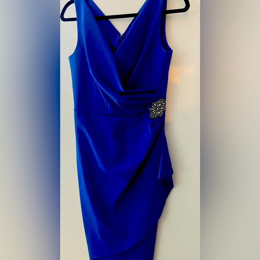Royal blue dress